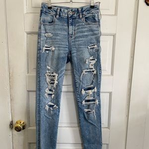 American Eagle ripped jeans
